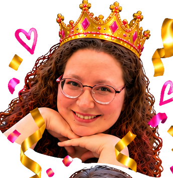 Lustige Geburtstagsszene mit Simone